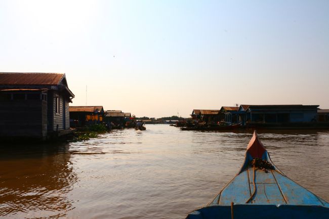 Floating village near Kampong Chhnang, Cambodia