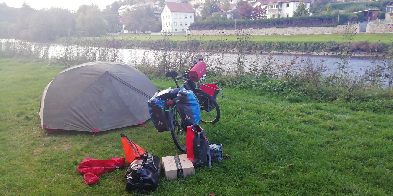 Am Campingplatz in Passau