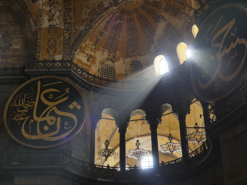 In der Hagia Sophia.