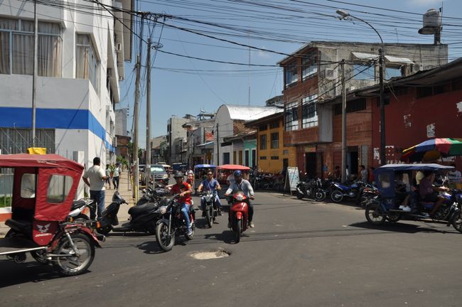 Iquitos ist eine bunte Stadt, nicht unbedingt nur 'schön'