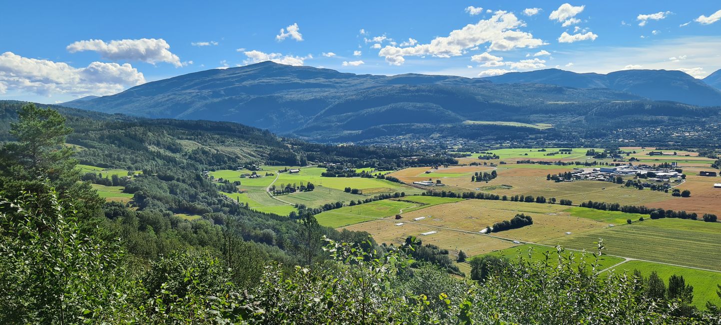 Valley in the mountains of Trollheimen