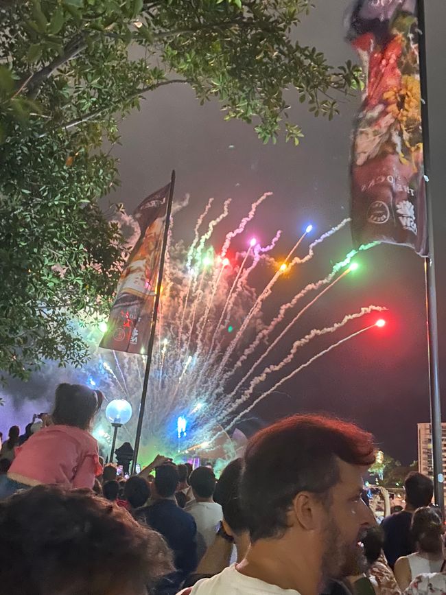 Feuerwerk am Australia Day