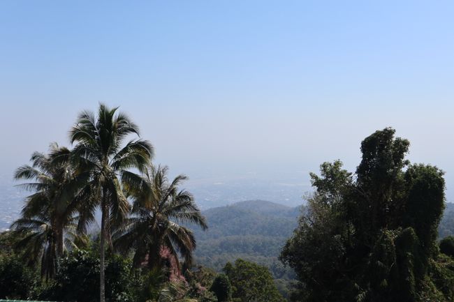 The view from Wat Phra That Doi Suthep.