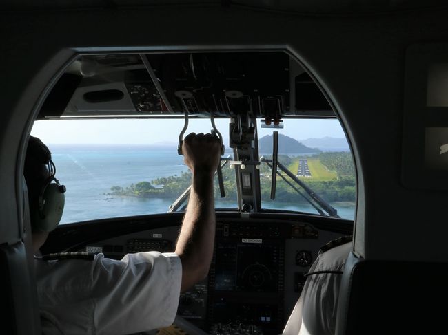 Landing approach Taveuni