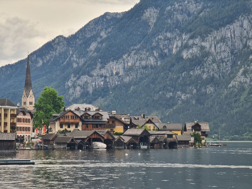 Das Wasser ist immer nah in Hallstatt