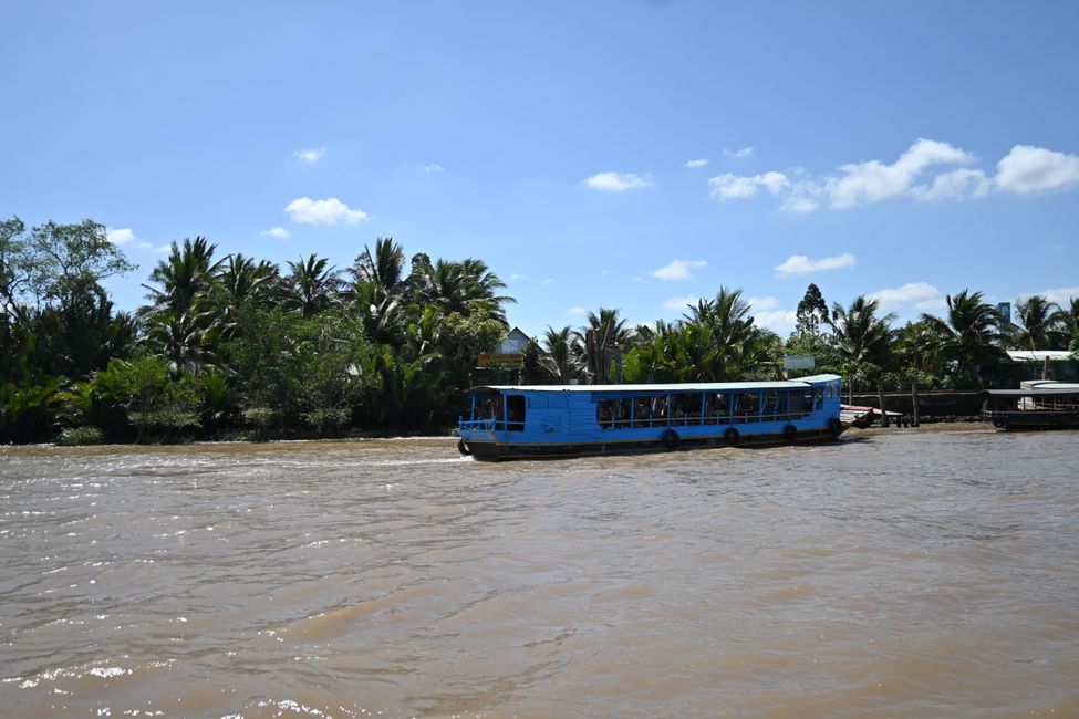 Boat on the Mekong River