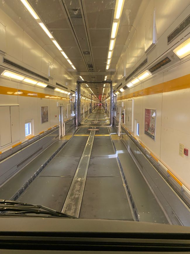 Through the Euro Tunnel to the UK