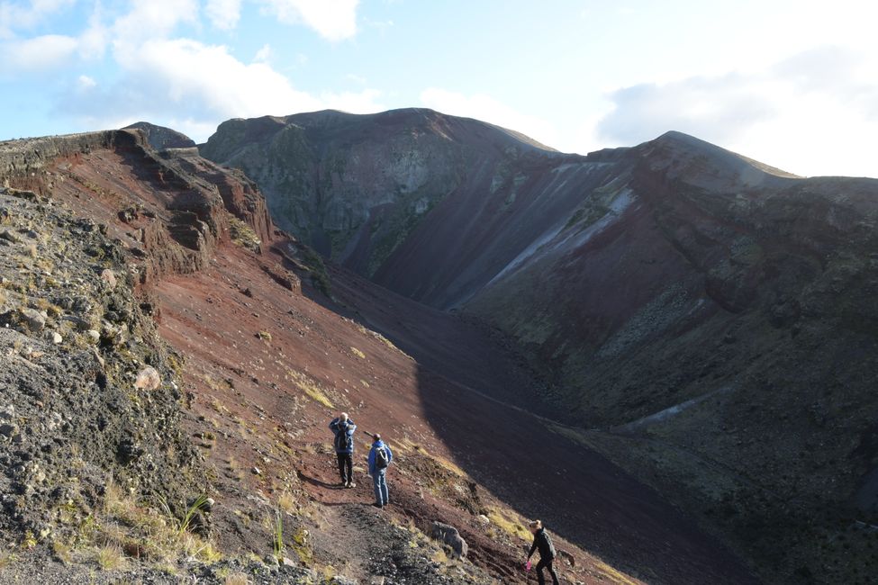 Mt.Tarawera - Exit from the fissure