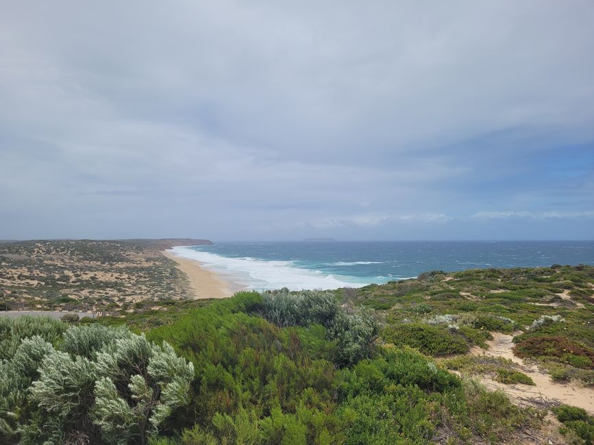 West Cape Lighthouse - beach view