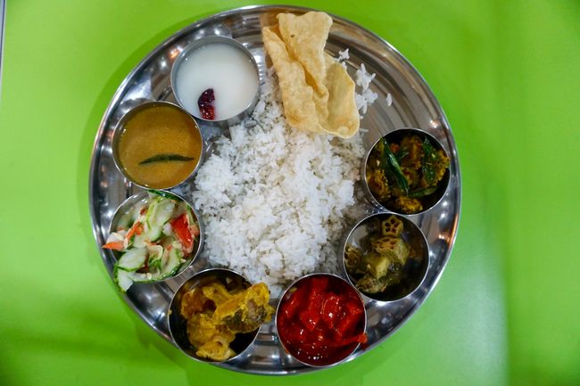 Indian lunch for 7 MYR