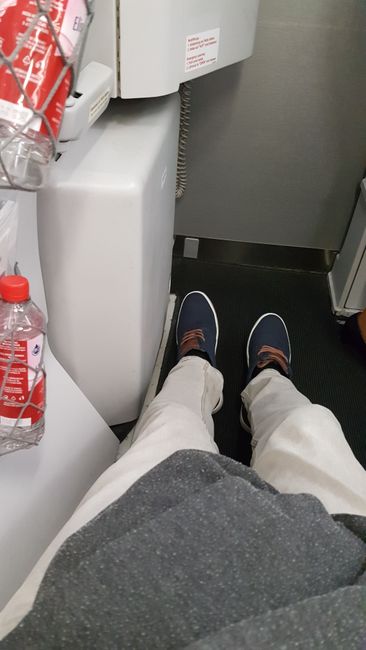 Plenty of space for the 11-hour flight