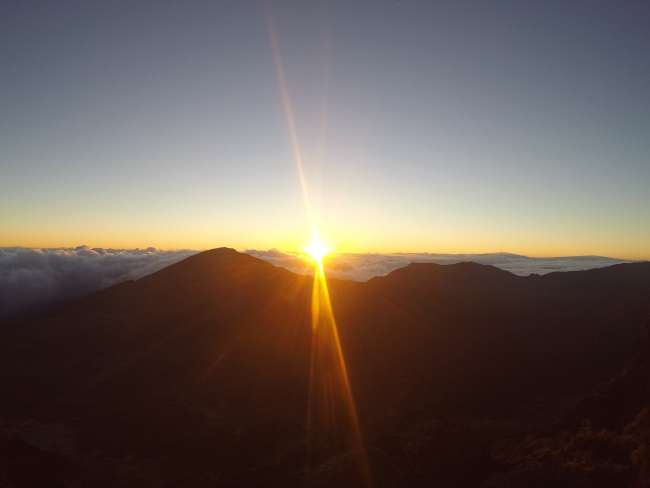 Sonnenaufgang auf dem Haleakalā