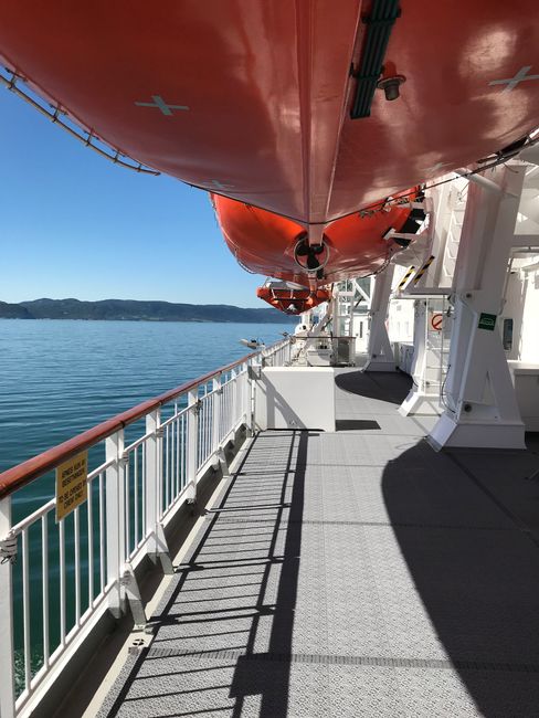 Norway with Hurtigruten // Day 4 // Evacuation deck