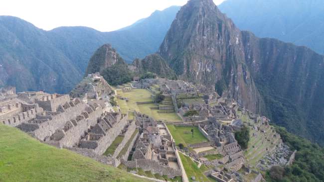 The Inca ruins of Machu Picchu