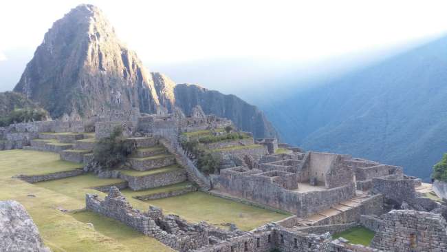 The Inca ruins of Machu Picchu