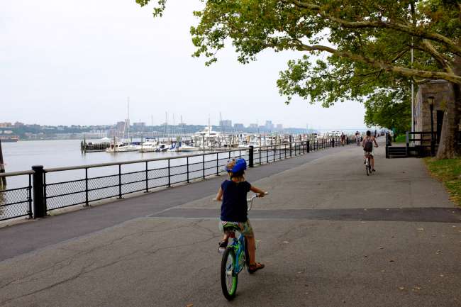 Bike tour along the Hudson: 18 km in one day