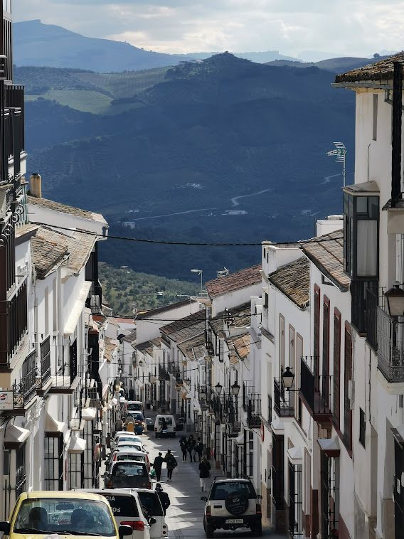The village with its steep streets and white houses is protected as a monument