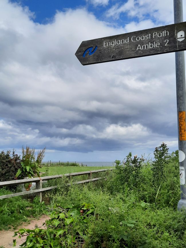 Auszeit auf dem Northumberland Coast Path
