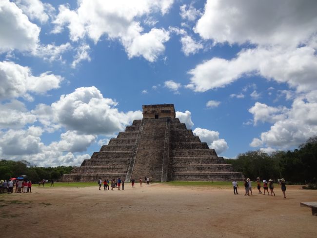 Die bekannteste Mayapyramide Chichén Itzá