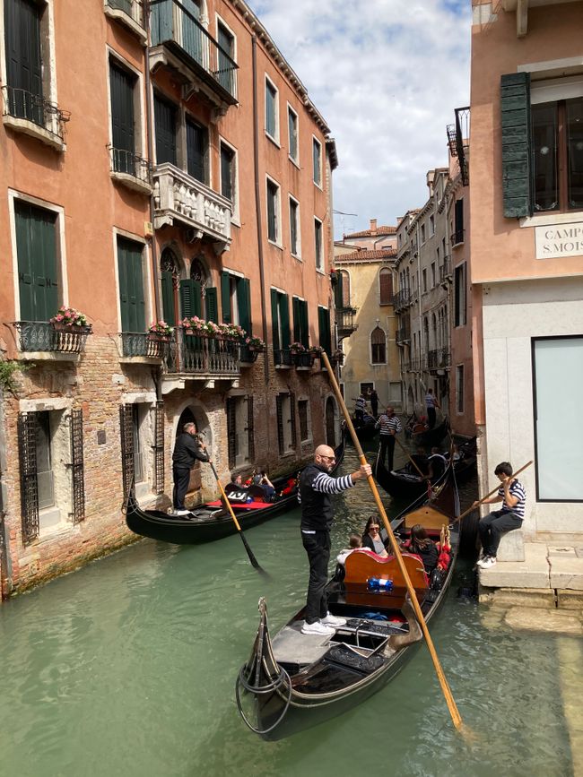 Not everyone gondolier has it completely under control