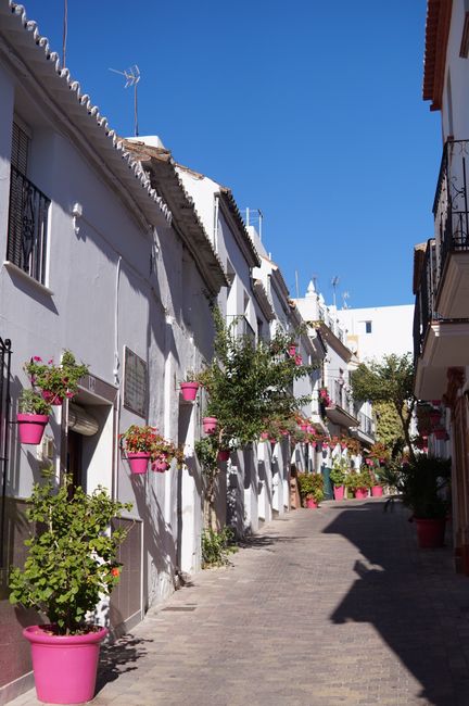 Old city wall in Estepona
