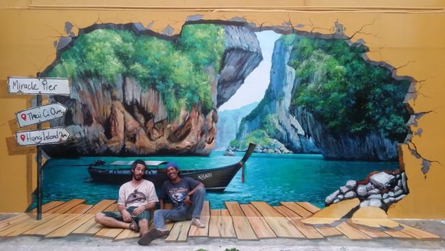 Longtailboot fahren & Hausmalerei im Inselparadies