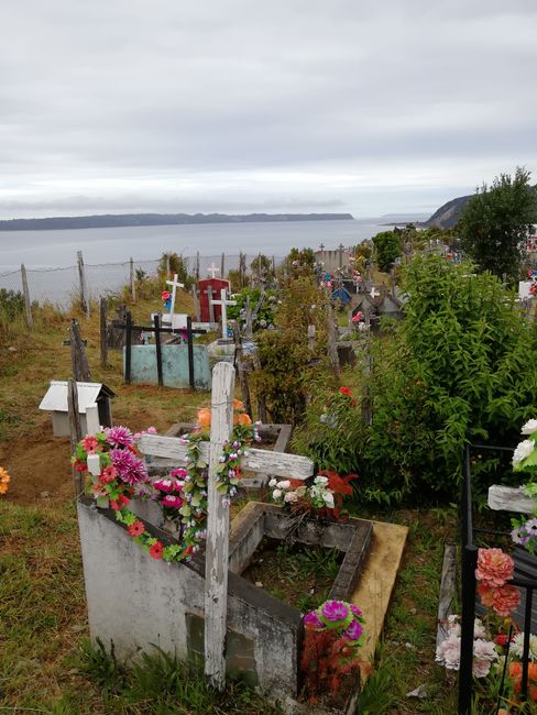 Friedhof über dem Meer