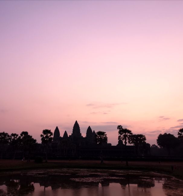 Lake around Angkor Wat