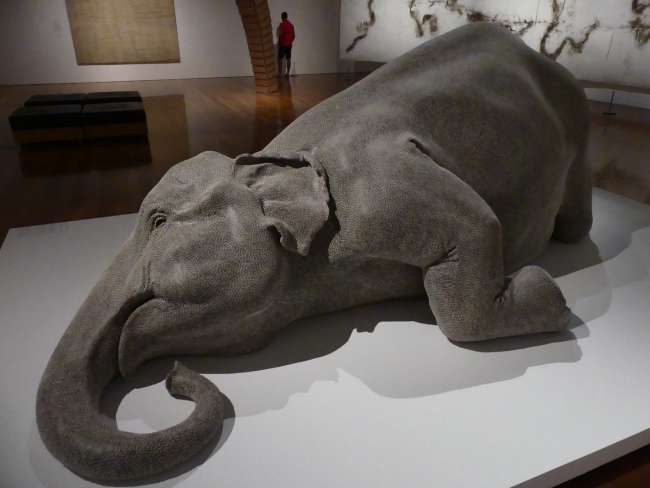 Elephant sculpture