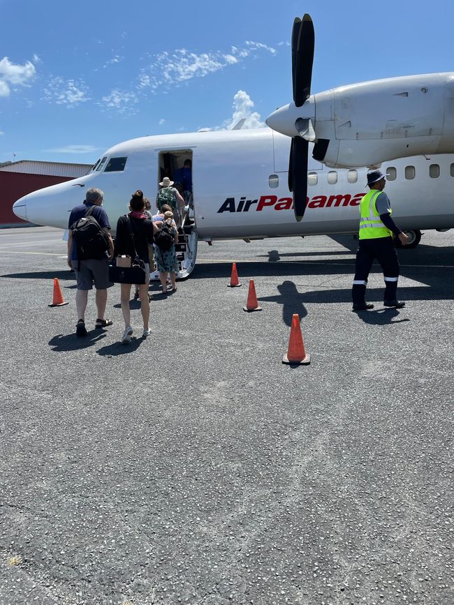 Beginning of the flight to Bocas del Toro