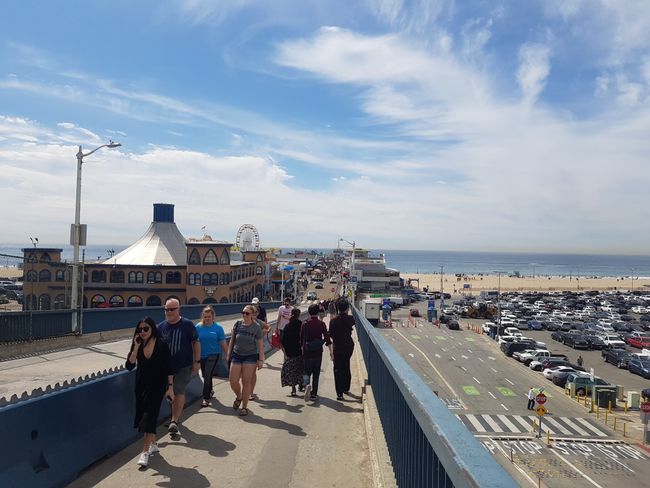 Santa Monica Pier bei Tag