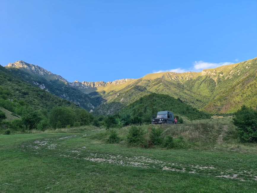 Außerhalb von Travnik gab es dann nochmal einen perfekten Overnightstopp.