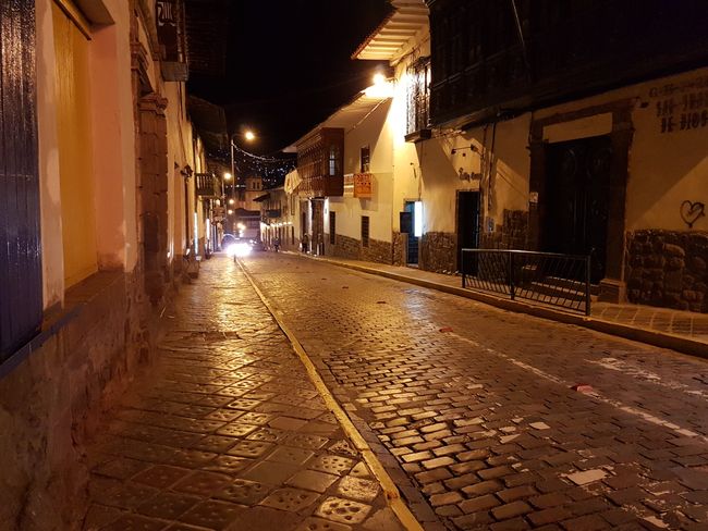 Cusco at night 
