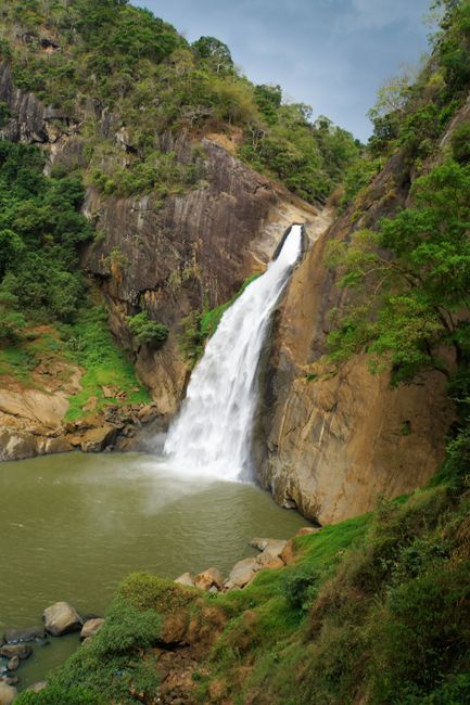 Größter Wasserfall Sri Lankas