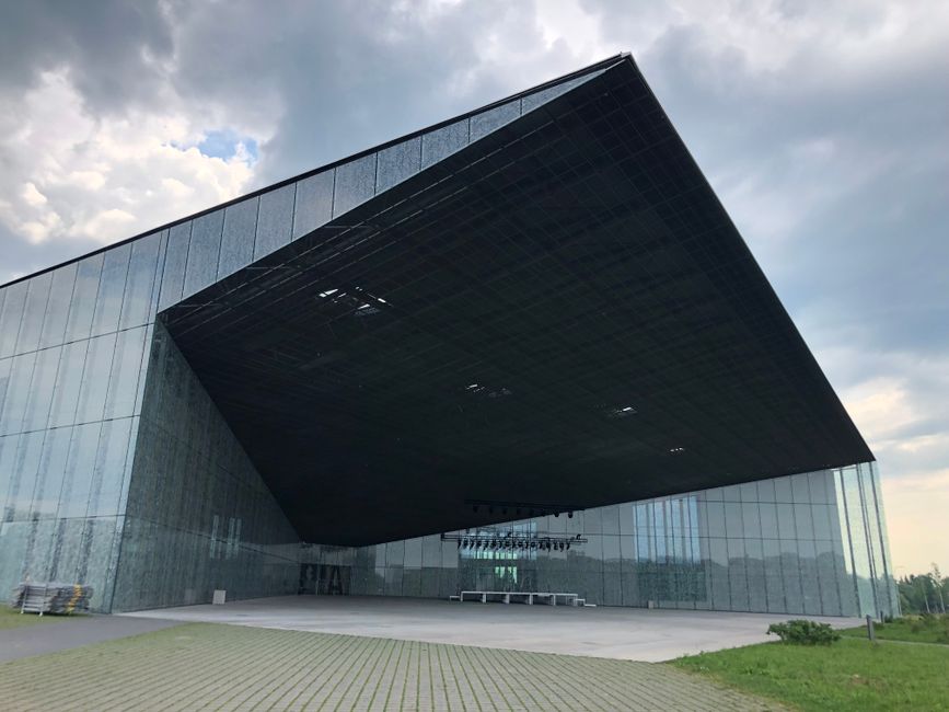 Beindruckende Architektur am estnischen Nationalmuseum