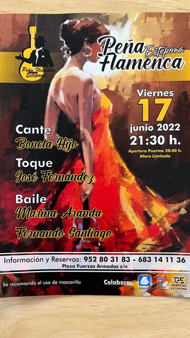 Flamenco-Schule in Estepona lädt ein....