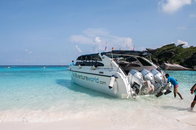 Dream beaches and turtles on the SIMILAN ISLANDS