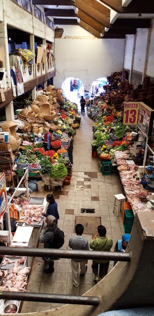 Mercado central in Sucre