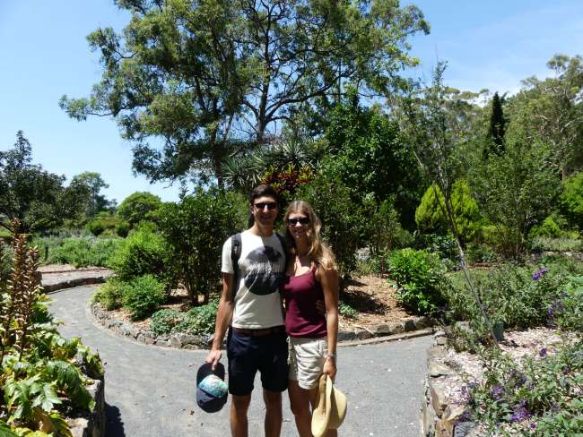 Us at the herb garden