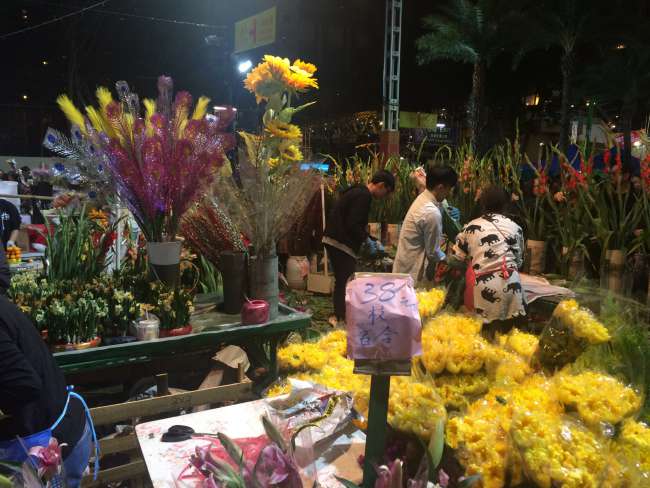 Chinese New Year Flower Market