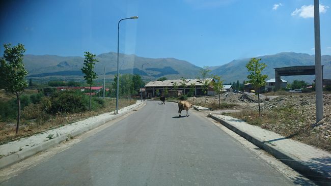 albanische Strassenverhaeltnisse 