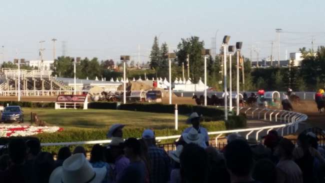 Chuck Wagon Races.... I have some good videos. You can't see much in the picture