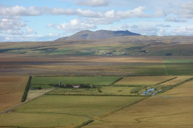 Typical landscape in Iceland's south