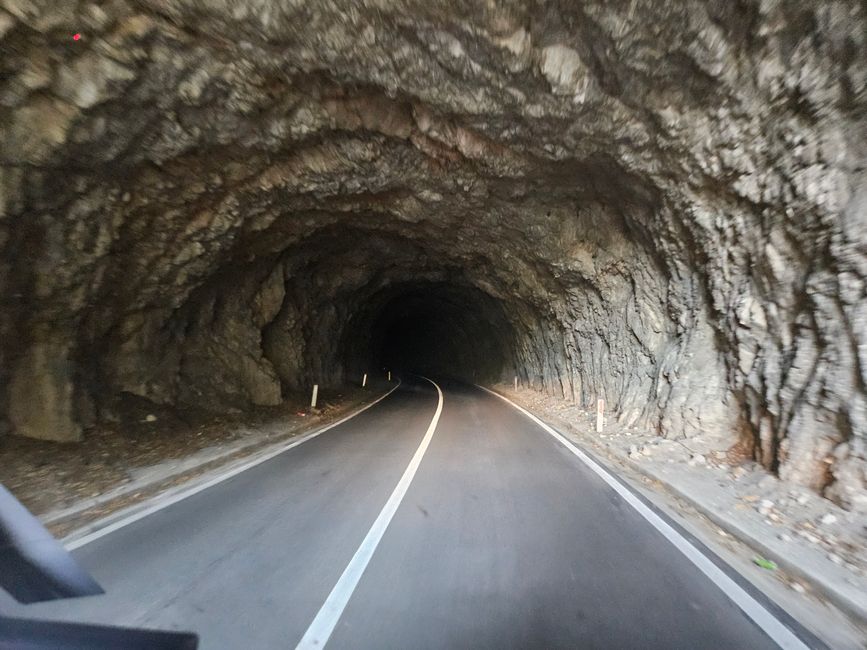 Tunnel lay along the PIVA
