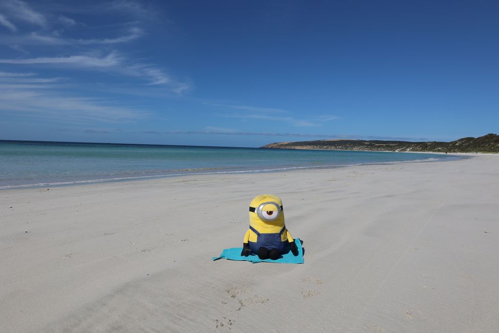 Stuart loves to relax at Emu Beach