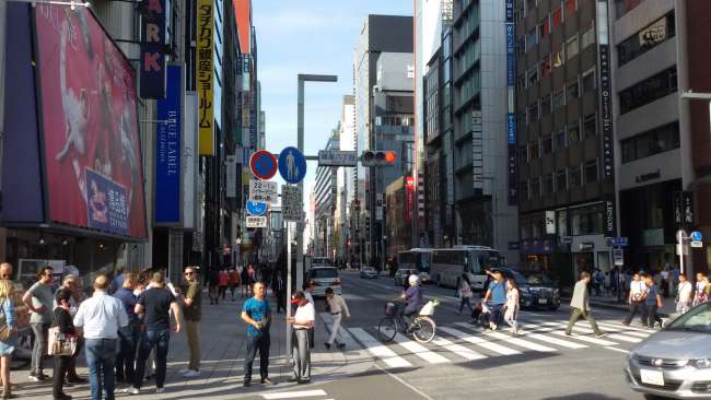 Ginza during the day
