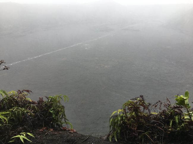 Blick in die Kilauea Caldera