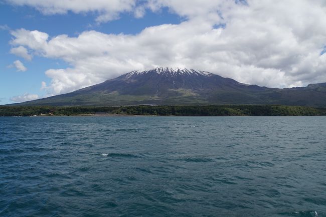 Ein erster Blick auf den Osorno Vulkan