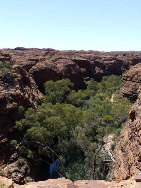 A side gorge with waterhole