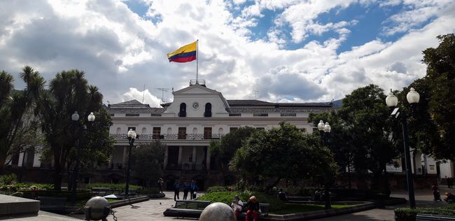 Regierungsgebäude im Zentrum von Quito